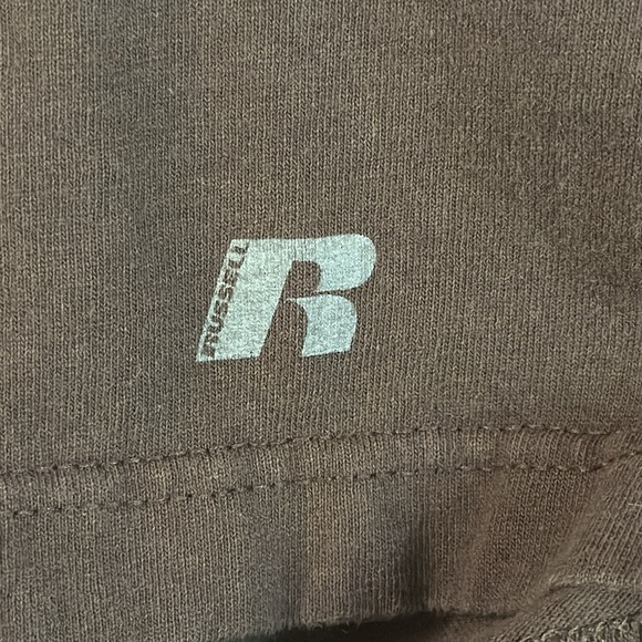 Russell Athletic Lehigh Mountain Hawks T-Shirt Brown Short Sleeve Cotton Large - Picture 8 of 9